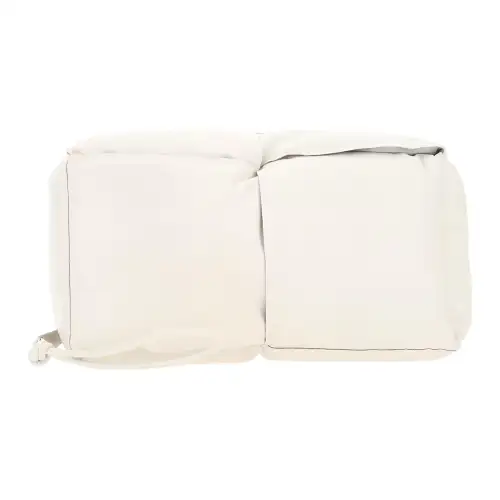 Bottega Veneta Solid Color Cow Leather Clutch Regular Men's White