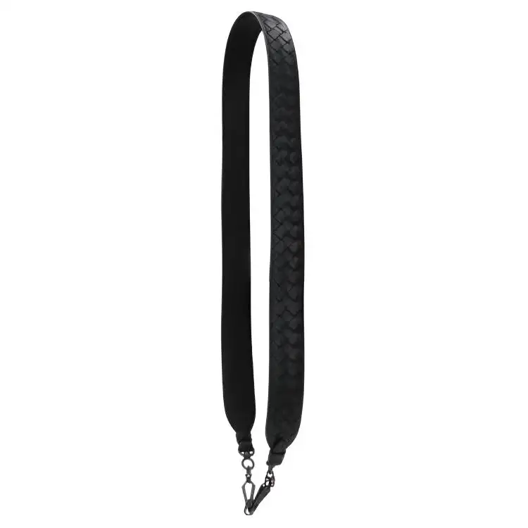 Bottega Veneta Woven Leather Bag Straps Women's Black