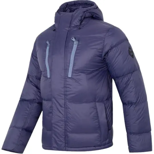 Under Armour Down Jackets Men's Purple Hooded Moderate Other