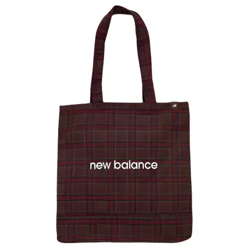 New Balance Polyester Handbag, Shoulder Bag Regular Women's Red Brown