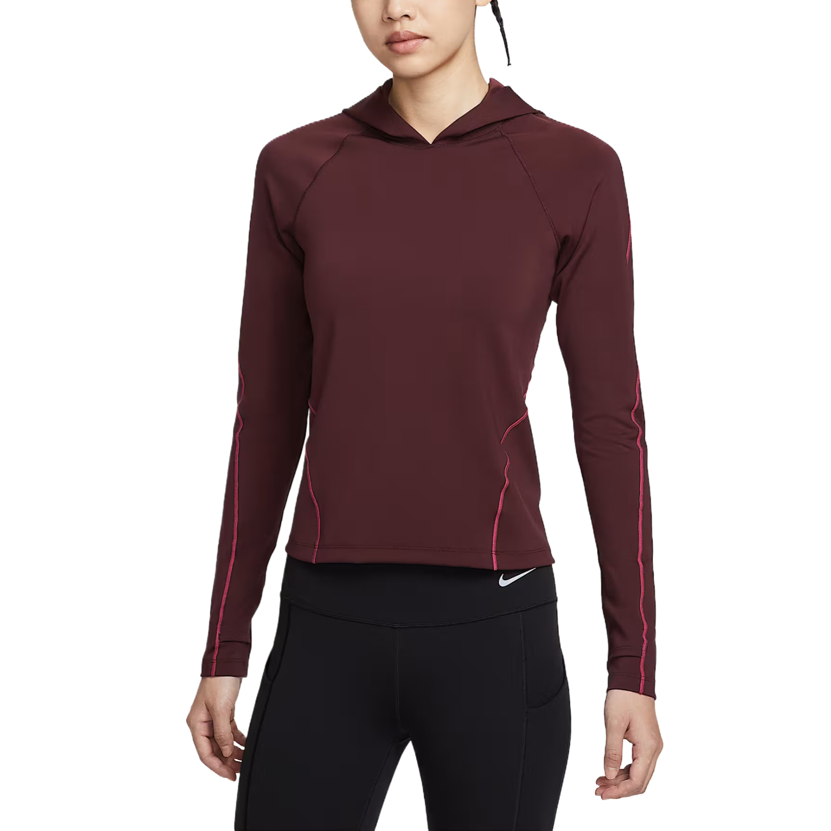 Женское худи Nike Swoosh Universa Dri-FIT (черное)