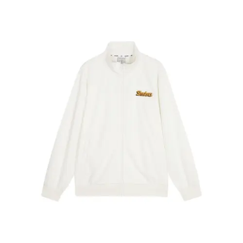Skechers Jackets & Coats Unisex Marshmallow White