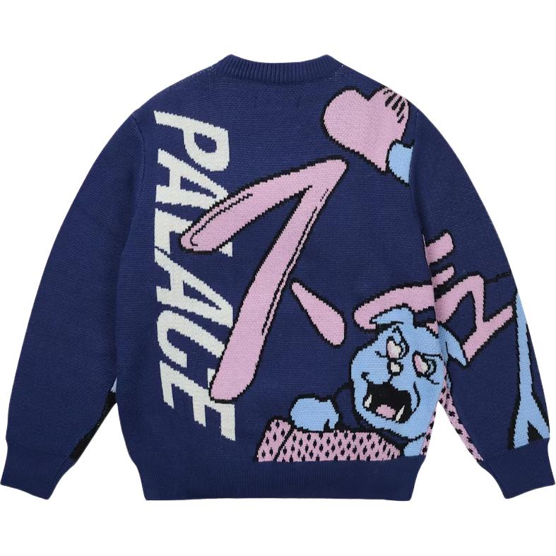 Свитер Palace REAR VIEW KNIT (серый) — фото 2