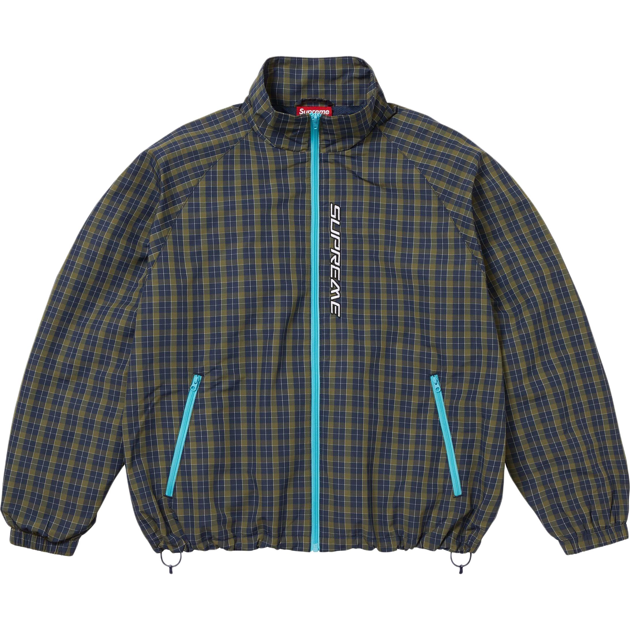 Куртка Supreme Plaid Track Jacket (зеленая клетка)