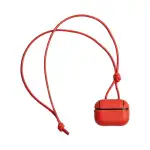 Bottega Veneta Nappa Leather, Cow Leather Earphone Case Unisex Red