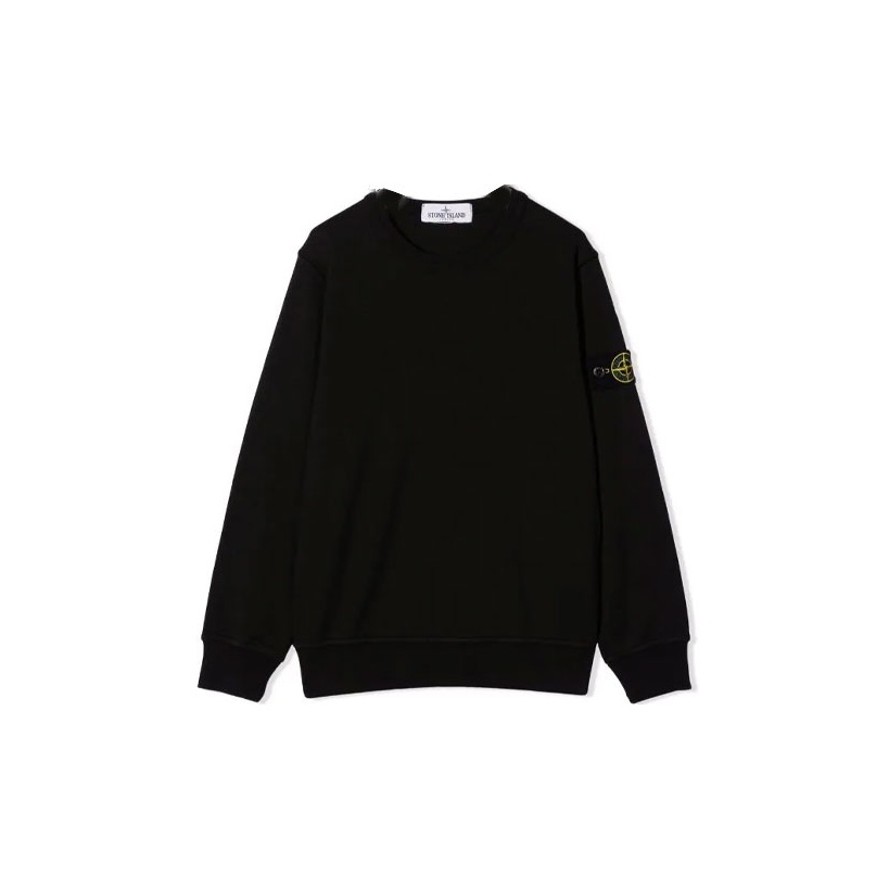Мужское худи STONE ISLAND Sweatshirt (черное)