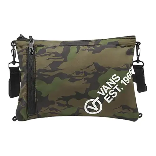 Vans Canvas Shoulder Bag, Crossbody Bag Regular Unisex Camouflage