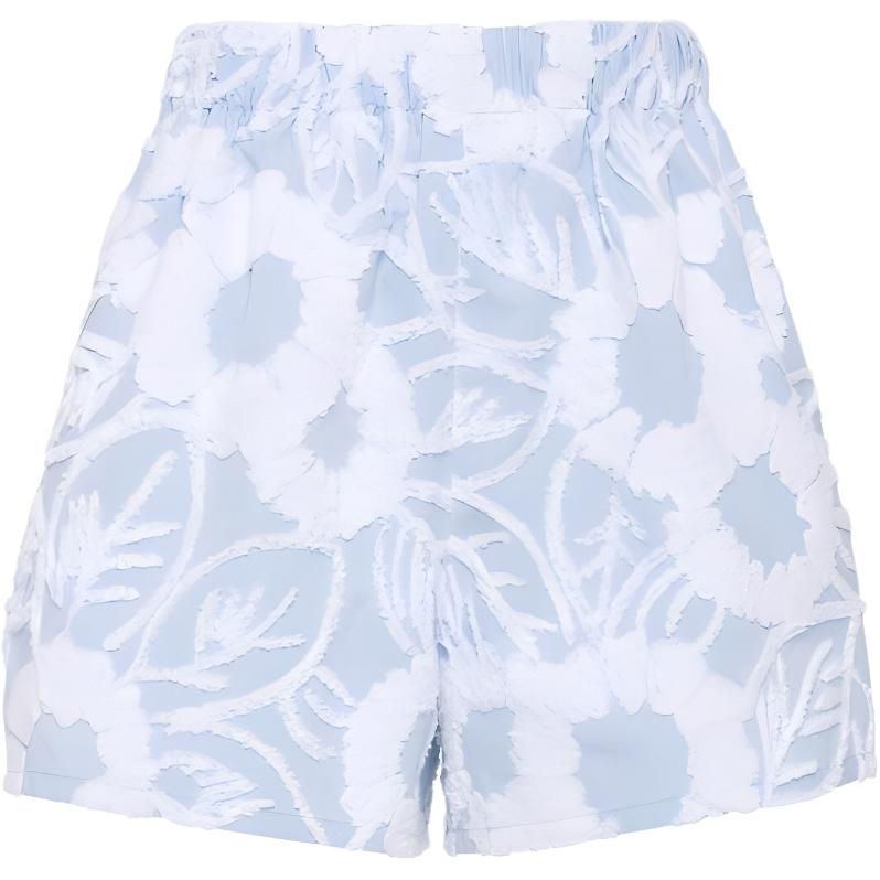 Prada floral embroidered shorts