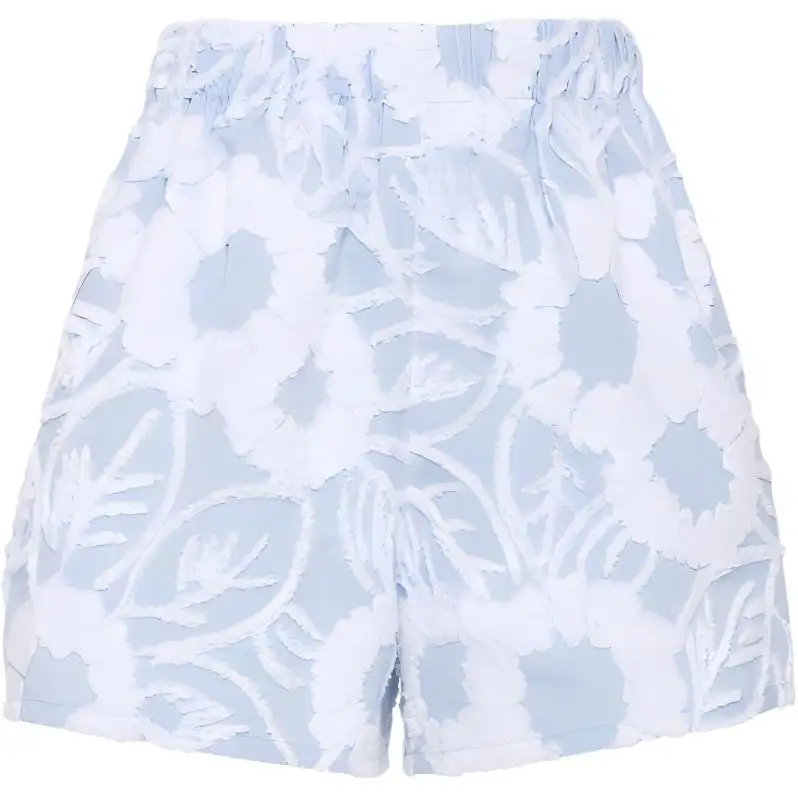 Prada floral embroidered shorts