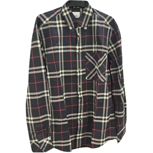Burberry Shirt Men's Marine Blue