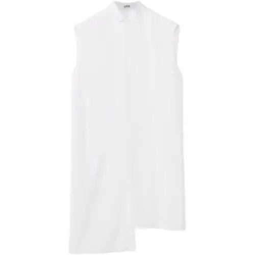 LOEWE Sleeveless Asymmetric Bib Front Long Shirt