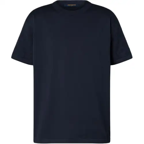 LOUIS VUITTON Short Sleeved Cotton Crewneck