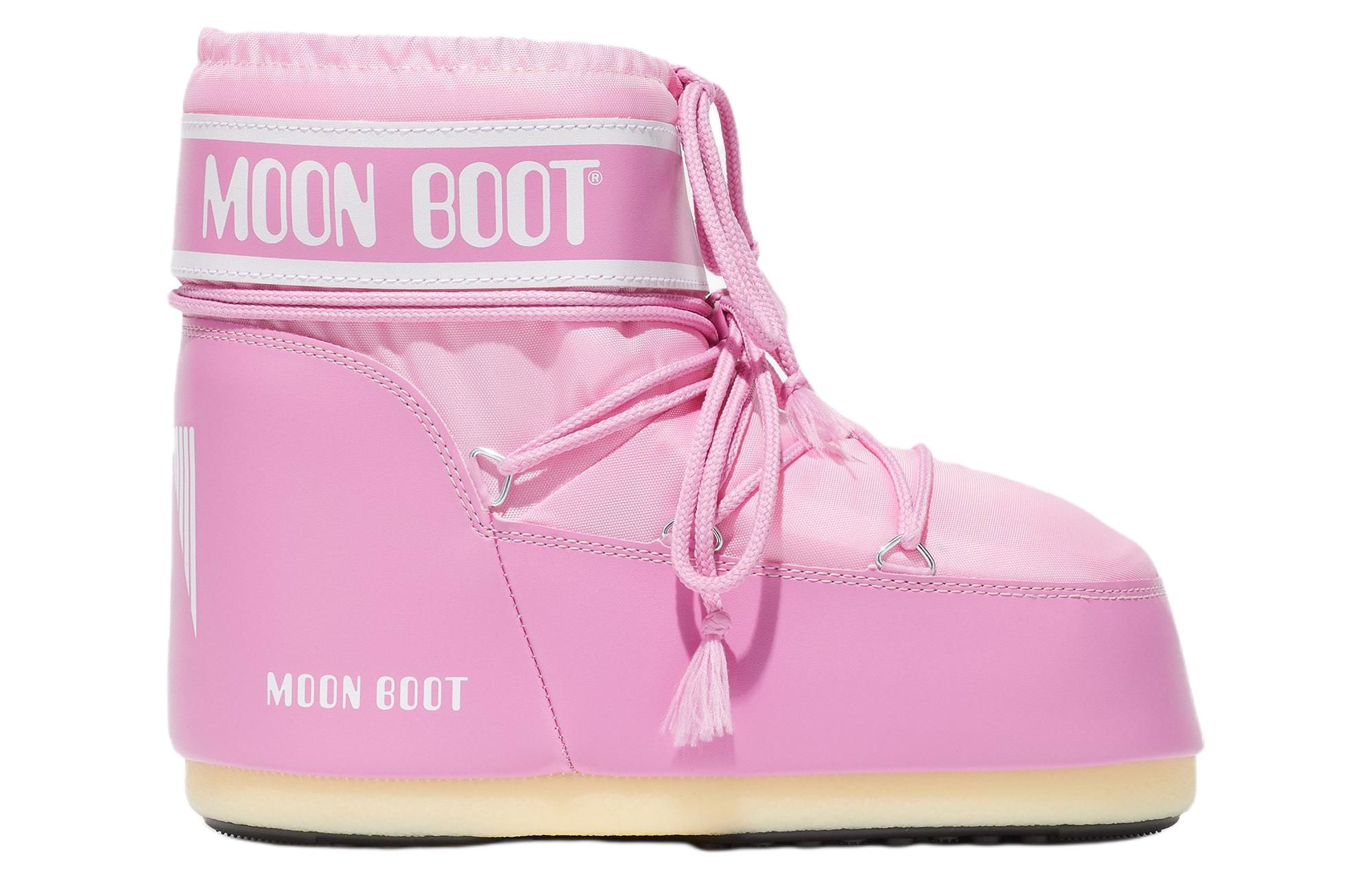 Купить зимние ботинки Moon Boot Short Snow Boots Pink 14093400003