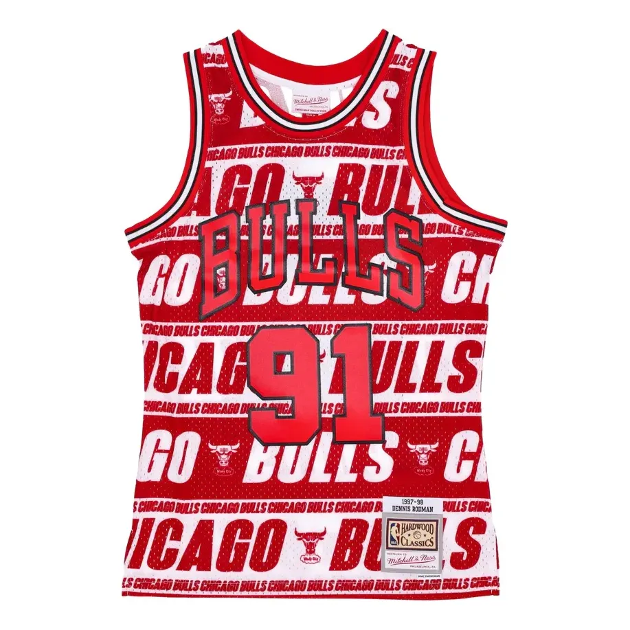 Mitchell Ness Basketball Jersey Men’s Red