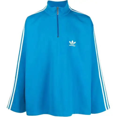 【Previous Season】short-zip cotton sweatshirt