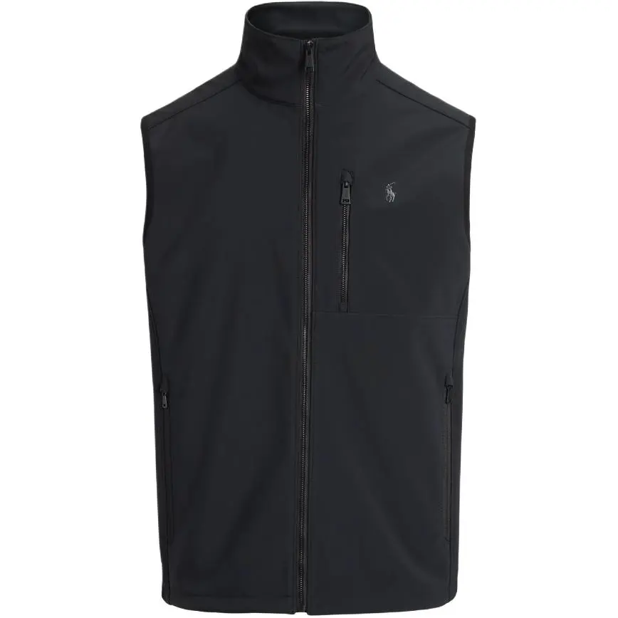 Polo Ralph Lauren Vests Men's Black Moderate