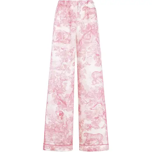 DIOR Casual Pants Women's Cherry Blossom Pink