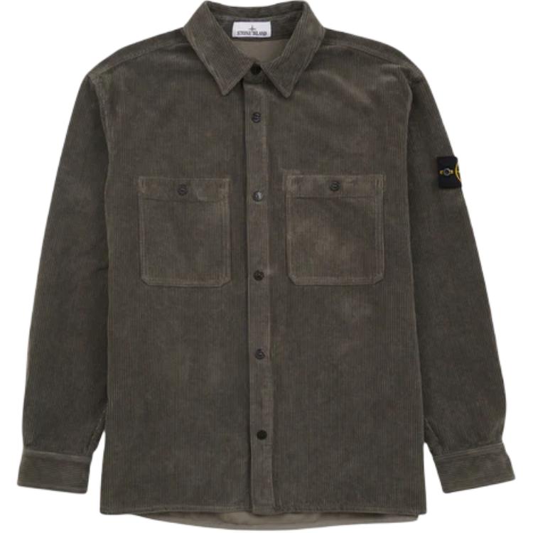 Мужская рубашка STONE ISLAND Повседневная (синяя)