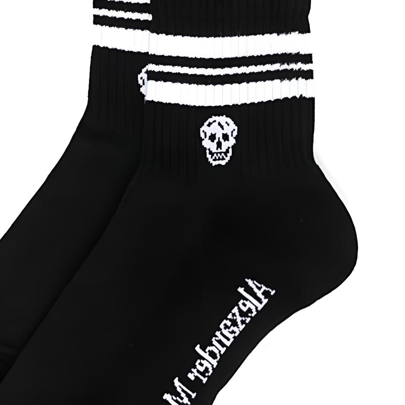 Alexander McQueen Logo Intarsia Socks
