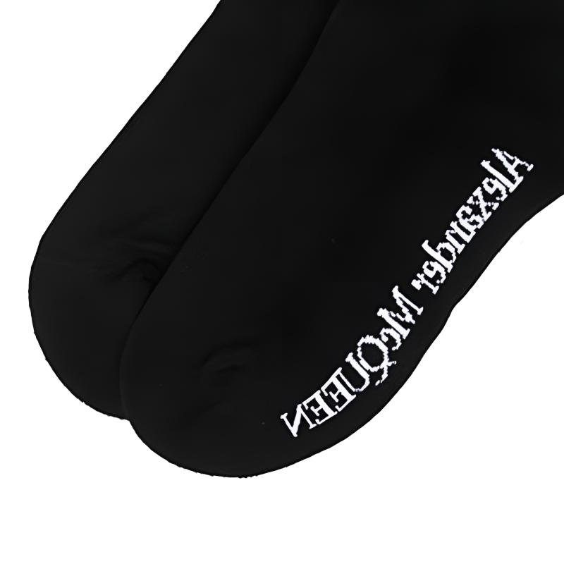 Alexander McQueen Logo Intarsia Socks