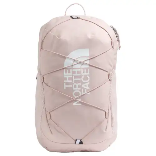 THE NORTH FACE Jester 24.6L Youth Court Jester, convenient storage, polyester (polyester fiber) backpack, children's style, pink moss and TNF, white