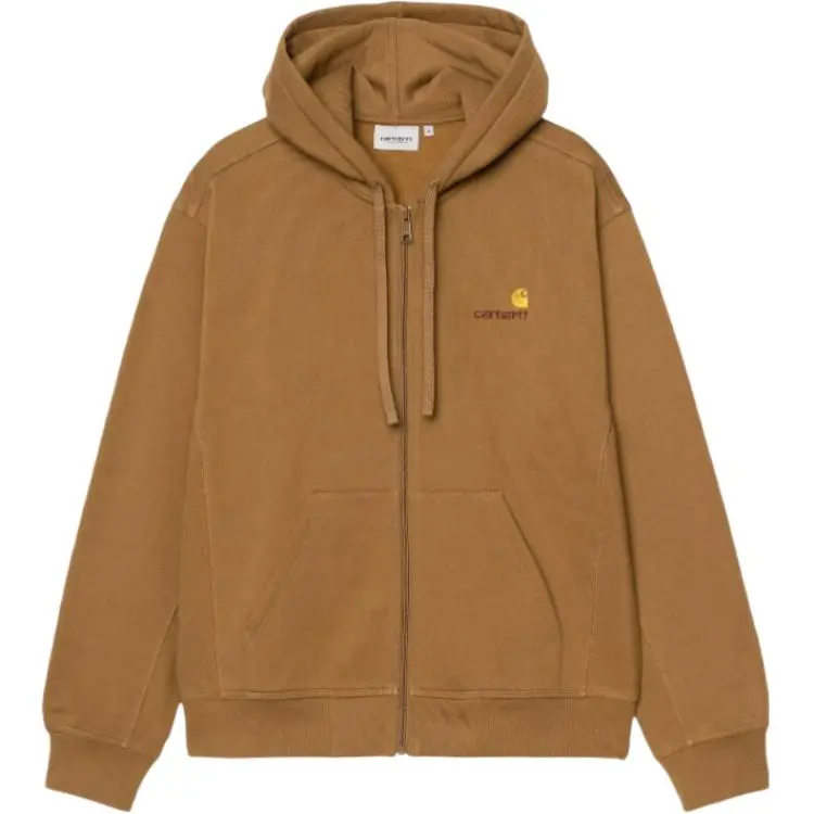 Carhartt Wip American Script zip-up hoodie