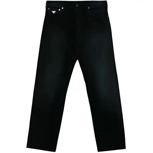 PRADA Jeans Men's Black Moderate Tapered Pants