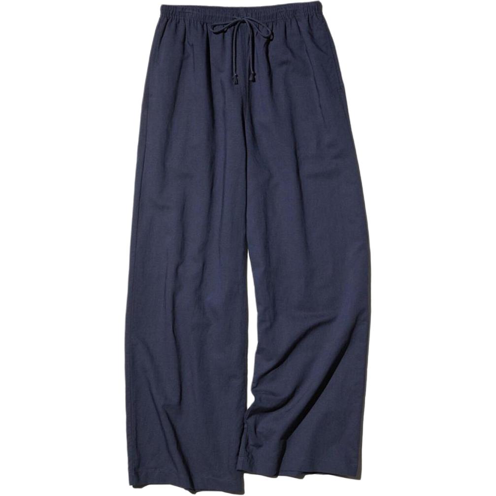 Женские штаны Uniqlo Drawstring (бежевые)