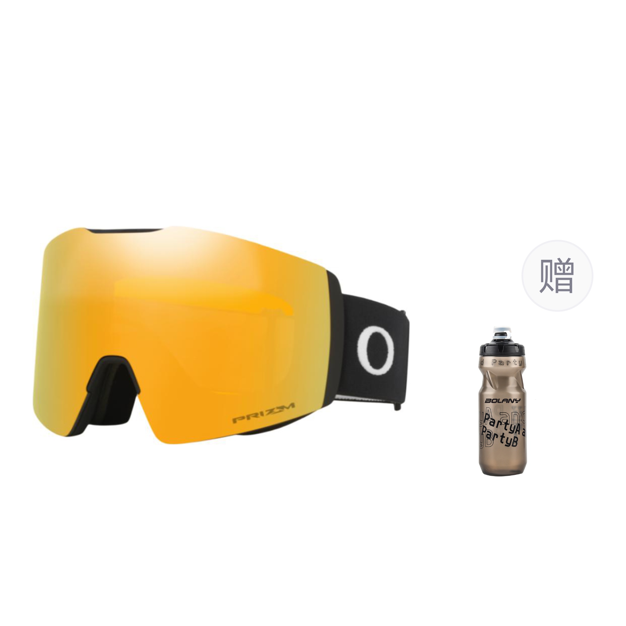 Oakley 7099FALL LINE L Coverage Anti Fog Snow Blindness Prevention Anti Glare Snap Buckle Unisex Ski Goggles