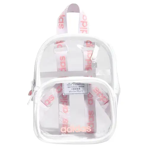 Adidas Polyurethane Backpack Regular Women's Transparent Pink
