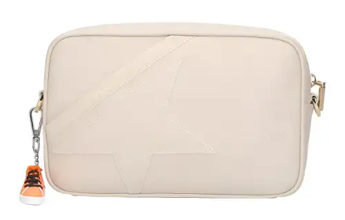 Golden Goose Stars Cow Leather Crossbody Bags Women's Ivory