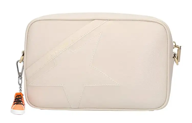 Golden Goose Stars Cow Leather Crossbody Bags Women's Ivory