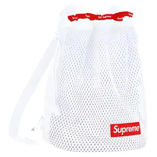 Supreme Nylon Backpack Small Unisex White