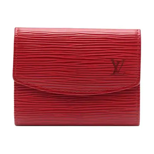 LOUIS VUITTON Epi Leather Wallet Regular Women's Castile Red