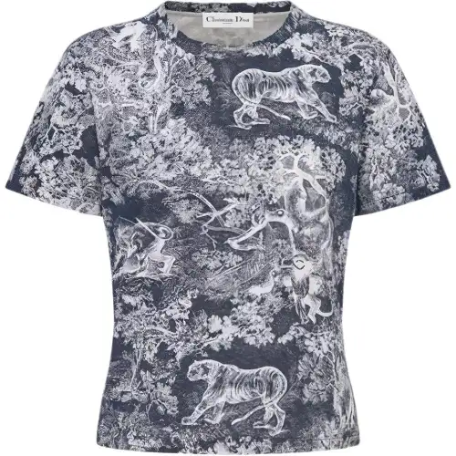 DIOR Regular T Shirt Women's Gray