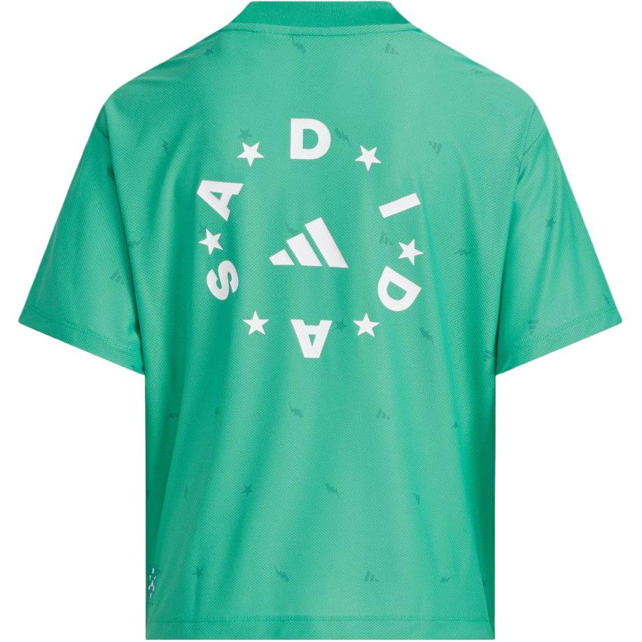 Мужская футболка adidas ClimacoolT (зеленая) — фото 2