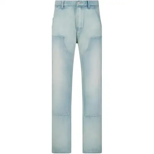 DIOR Jeans Men's Blue Moderate Cargo Pants