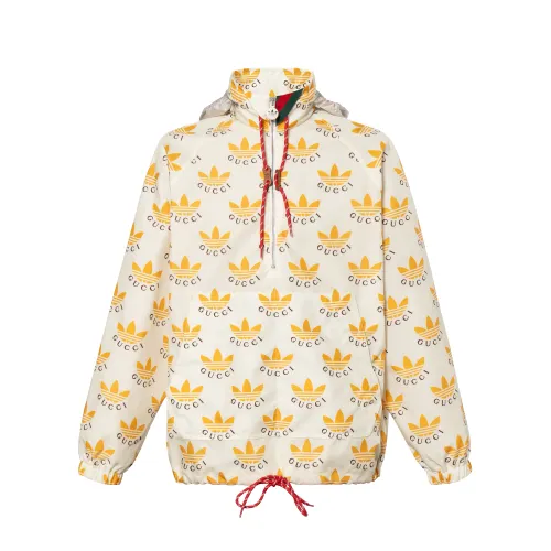 GUCCI X Adidas Trefoil Print Jacket