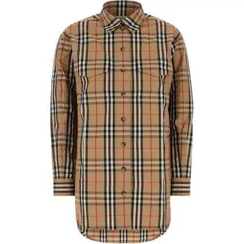 Burberry Long Sleeved Checked Shirt