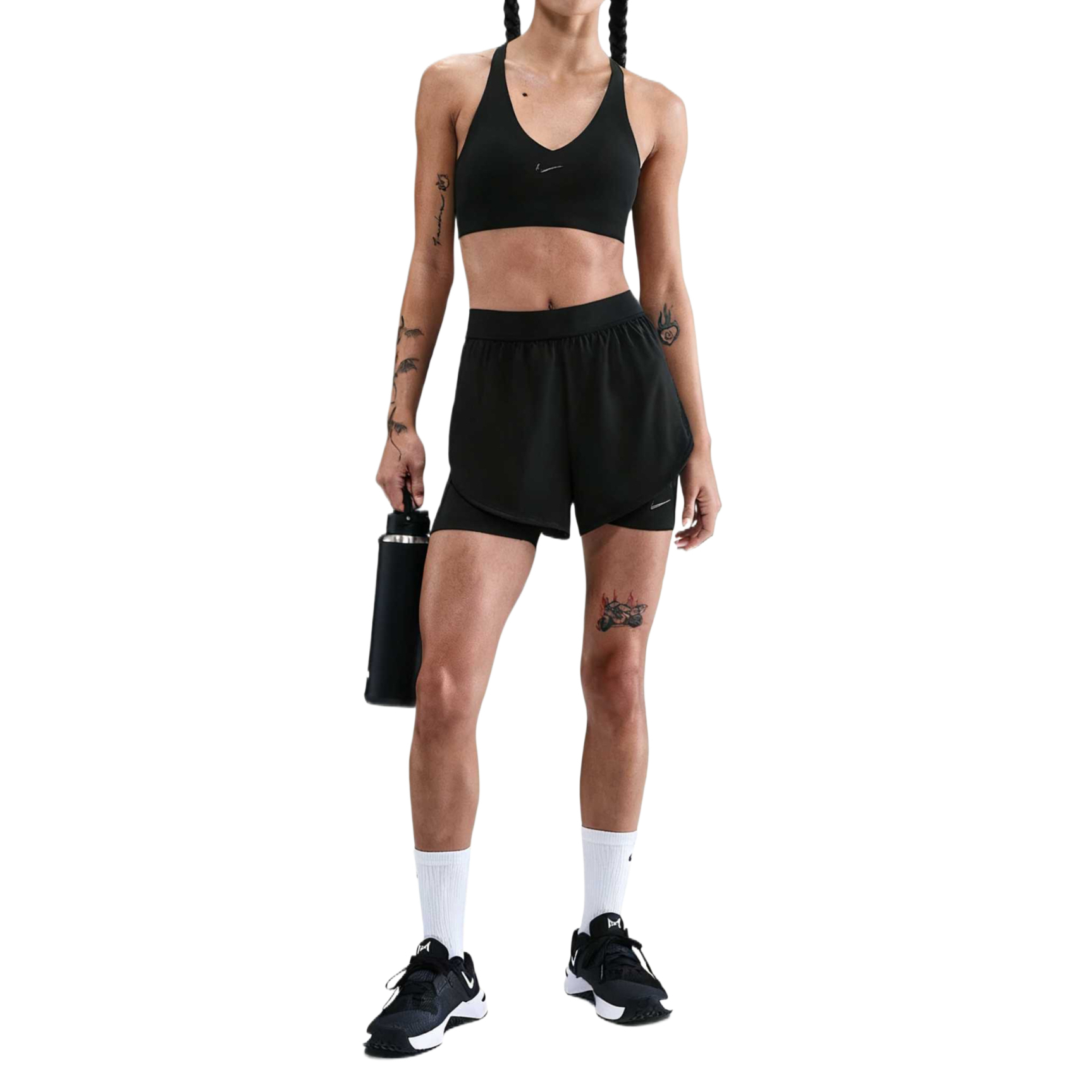 Женский спортивный топ Nike (черный)
