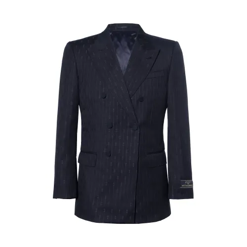 GUCCI Horsebit Striped Tailored Blazer