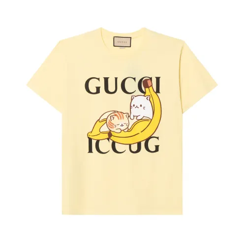 GUCCI x Bananya T Shirt Women's Yellow
