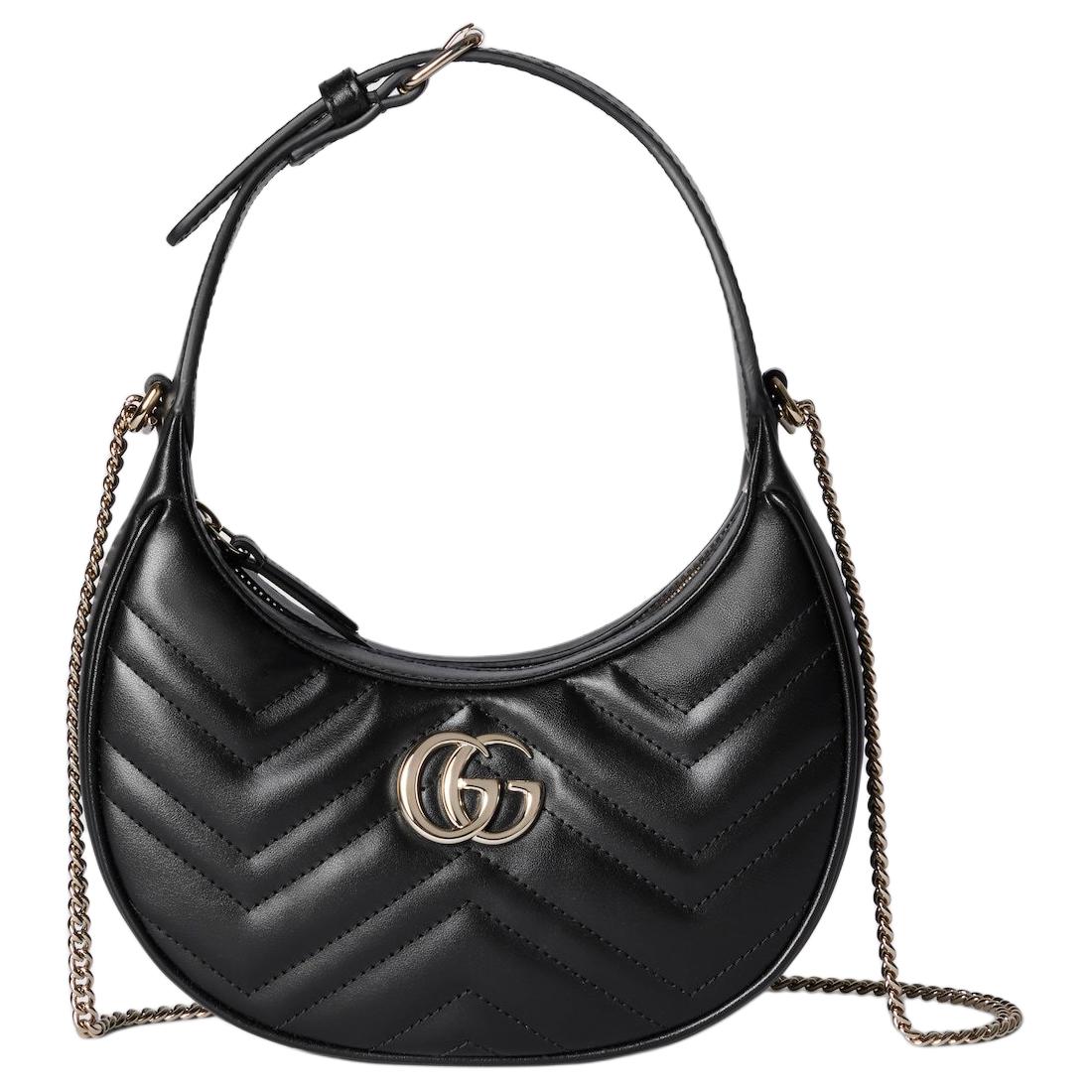 Женская сумка Gucci GG Marmont Small (черная)