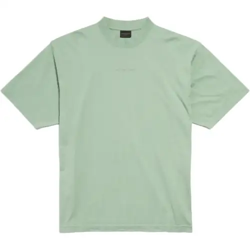 Balenciaga Logo Embroidered Medium Fit T Shirt