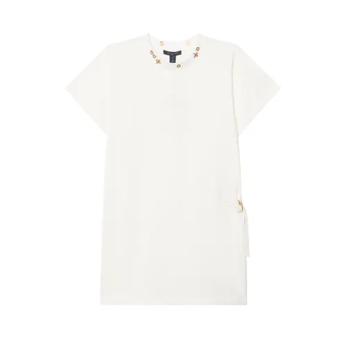 Lv Chain Detail T Shirt Dress
