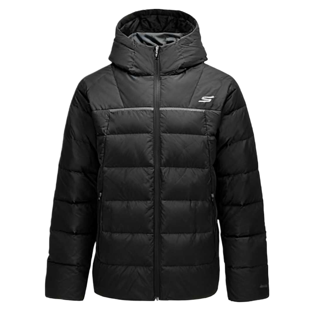 Мужской пуховик Skechers спортивный (зеленый)
