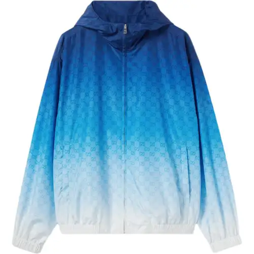 GUCCI Printed Technical Poplin Zip Jacket