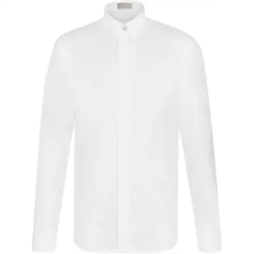 DIOR Quarterly New Products Shirts Men's White Lapel Moderate Other
