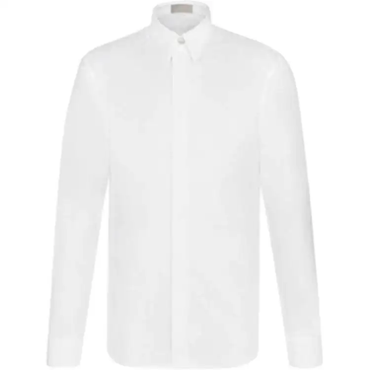 DIOR Quarterly New Products Shirts Men's White Lapel Moderate Other