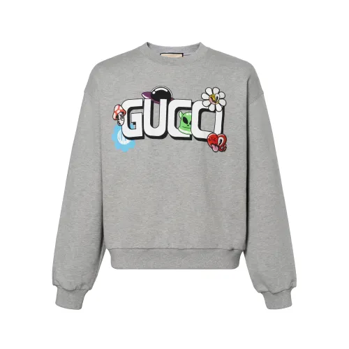 GUCCI SS24 Sweatshirt Men's Gray